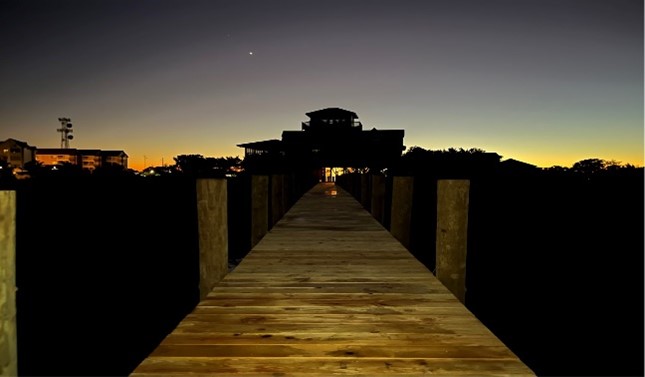 Photo of pier construction