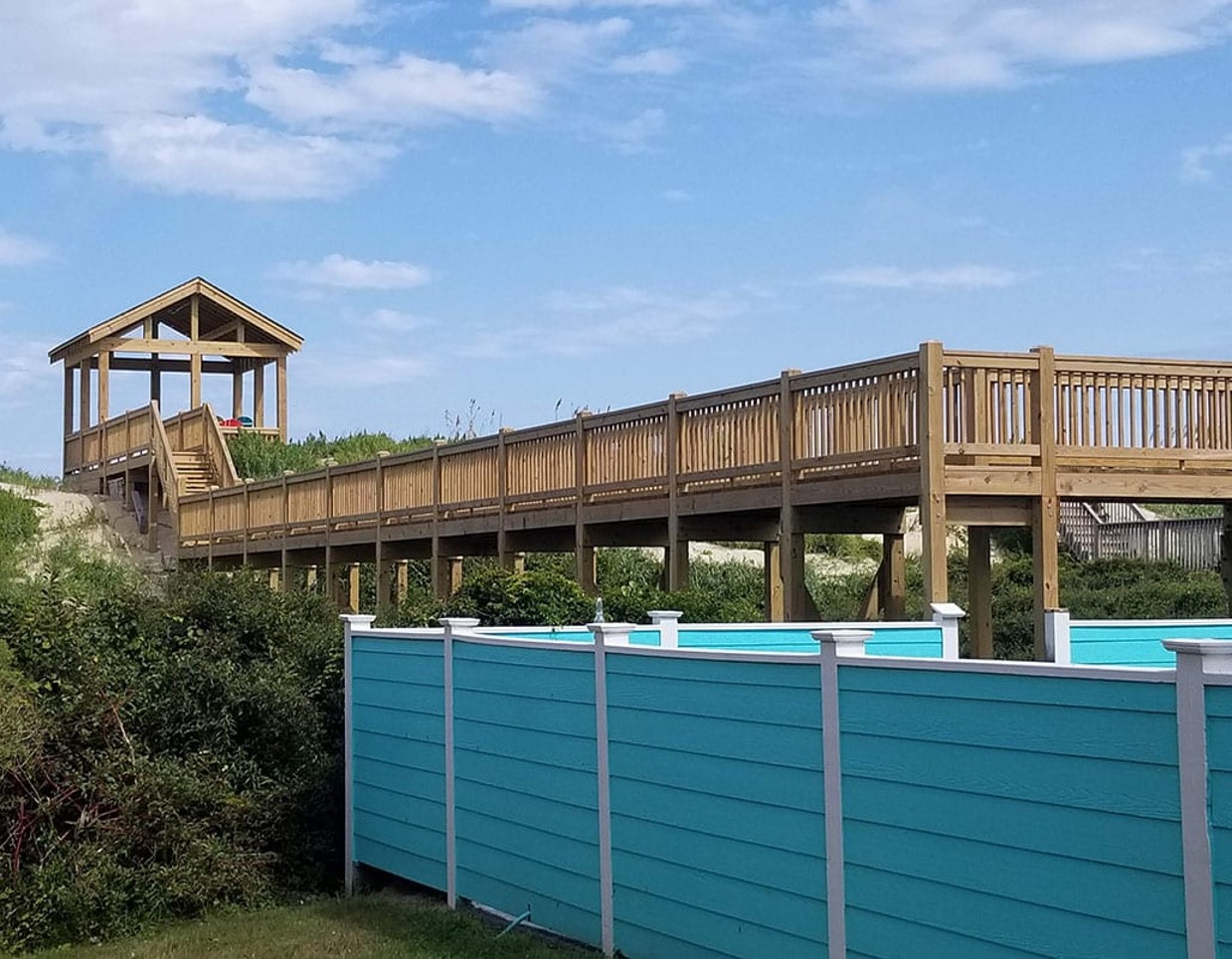 Walkway to dune